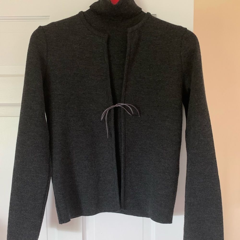 Zara charcoal gray sweater set